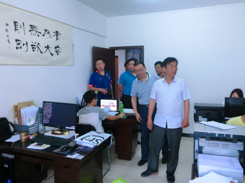 兴平市公安局领导来亿诚建设考察