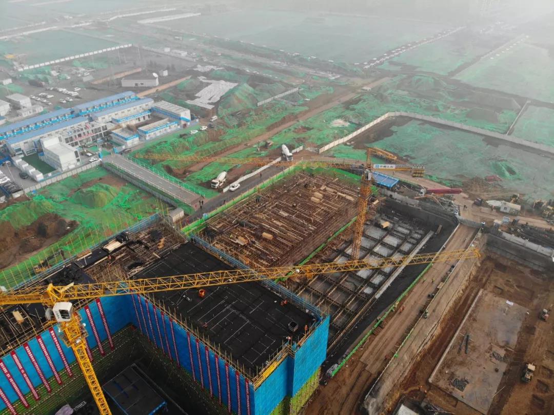 西安高新区第四完全中学施工现场图